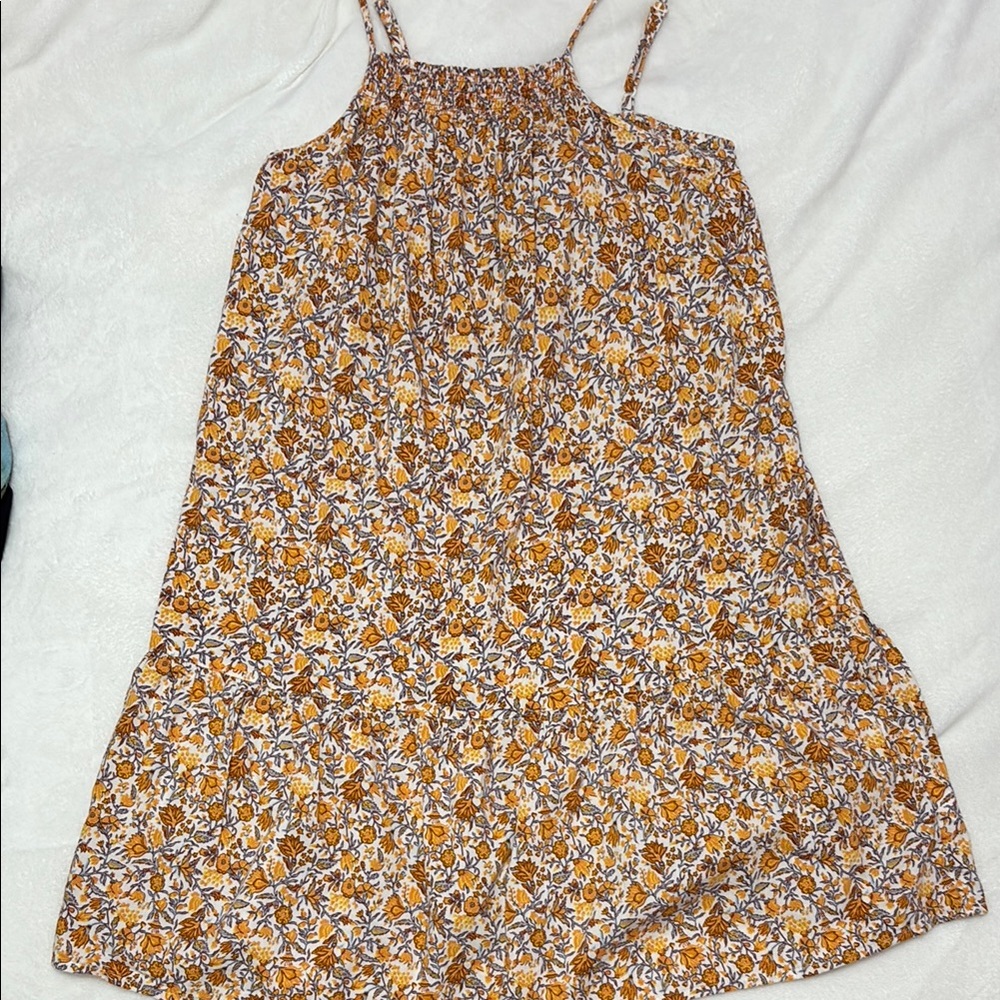 Old Navy Cream Spaghetti Strap Sundress Casual